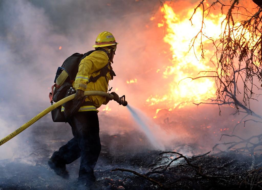 Firefighters are battling the wildfires that have spread throughout Northern California. California wildfires have resulted in poor air quality which has negatively impacted the Novato community. 