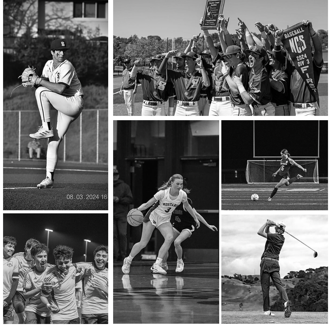 A collection of sports photos that Antonio Rodarte Garcia and Quinn Ostroff have taken. (Courtesy of Antonio Rodarte Garcia and Quinn Ostroff)