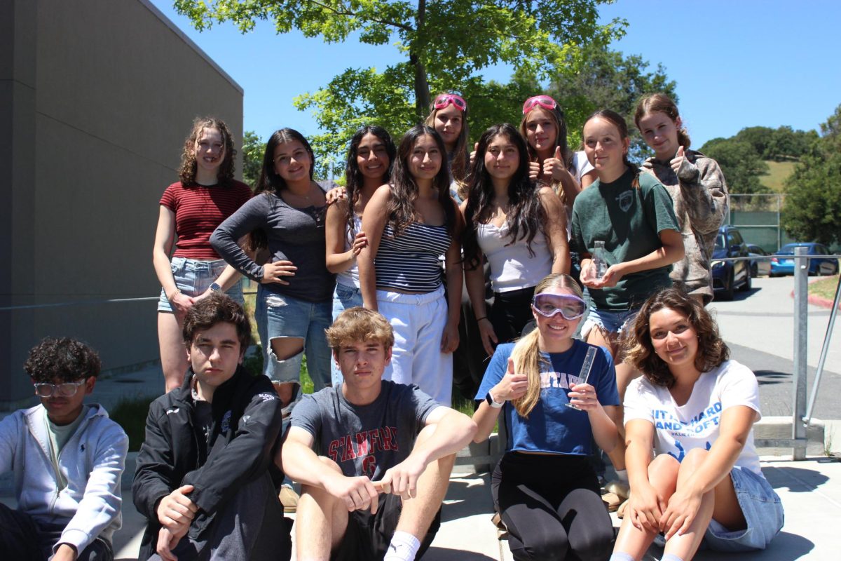 Sophomore Biotech students pose for a picture.