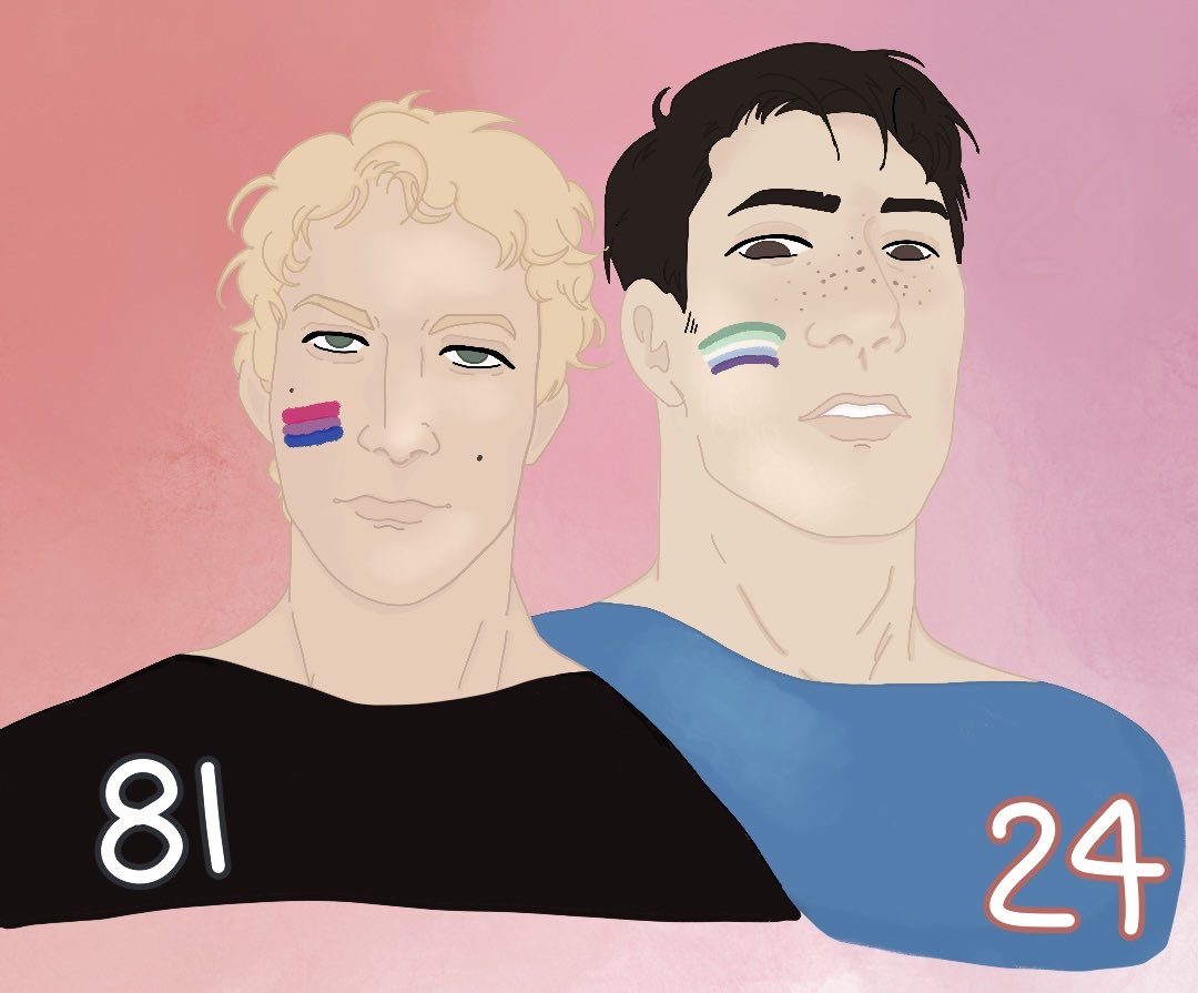 Ilya and Shane from "Heated Rivalry."