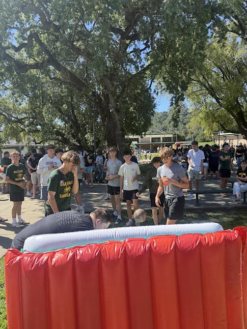 Students participate in San Marin High school's Neurodiversity Fair on campus.